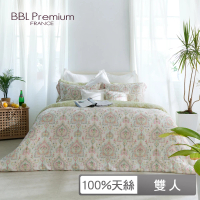 【BBL Premium】100%天絲印花兩用被床包組-斐麗漫舞(雙人)
