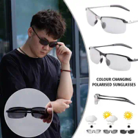 Day Night Vision Glasses Photochromic Sunglasses Men Polarized Glasses Sun Driving AntiGlare Changing Colour Glasses Fishin