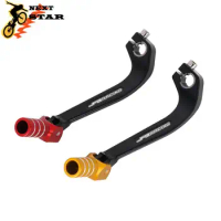 Motorcycle CNC Aluminum Red Gold Collapsible Folding Shifter Shift Pedal Lever For SUZUKI RMZ250 RMZ 250 2008-2022