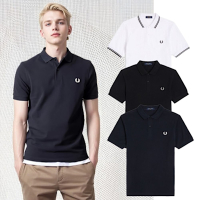 FRED PERRY 男生 POLO衫 經典刺繡LOGO 麥穗 桂冠 短袖 上衣