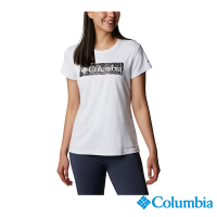 Columbia 哥倫比亞 女款 - UPF50酷涼快排短袖上衣-白色 UAR34550WT /S22