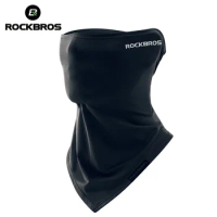 ROCKBROS lce Silk Triangle Scarf Breathable Sun Protection Quick-drying Balaclava Mask Bicycle Motorcycle Running Cooling Sport