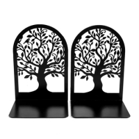 Classic Tree of Life Bird Bookends for Shelf Decor Heavy Duty Office Home Decorative Books Stand Graduation Birthday Gifts