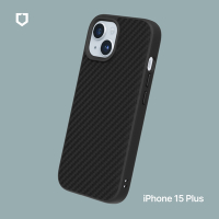 犀牛盾 iPhone 15 Plus(6.7吋) SolidSuit防摔背蓋手機殼-碳纖維紋路