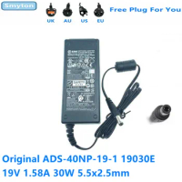 Original AC Adapter Charger For HP 19V 1.58A 30W ADS-40NP-19-1 19030E 22fi 23er 22ep 22es 23es Monitor Power Supply
