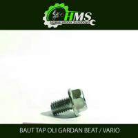 BAUT TAP OLI GARDAN BEAT / VARIO - BAUT FLANGE 8 x 12 (Harga Per 1 Biji)