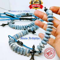 TASBIH TIJANI BATU MARJAN BIRU  KOMBINASI YUSER ORIGINAL ASLI Muslim