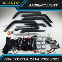 Car Ambient Light Fit for Toyota Rav4 2020-2022 Decorative Replace Atmosphere Lamp Car Door Dashboard Led Interior Ambient Light