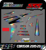 Stiker Striping Ori Hologram Honda CBR150R 2020 List Motor CBR