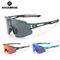 ROCKBROS Cycling Glasses Photochromic Eye Protecting Glasses Glasses Eyewear Goggles Windproof Bicycle Outdoor Sports Sunglasses