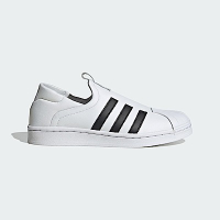 Adidas Superstar Slip On W [IE0399] 女 休閒鞋 懶人鞋 皮革 貝殼頭 無鞋帶 白 黑