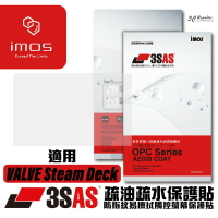 imos Valve Steam Deck 遊戲機 3SAS 疏油疏水 螢幕保護貼 保護貼【APP下單最高22%點數回饋】