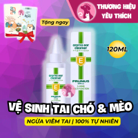 [Hàng chuẩn hot] Nước rửa tai cho chó mèo PRUNUS (120ml) - NK Hàn Quốc (Chính hãng 100%)