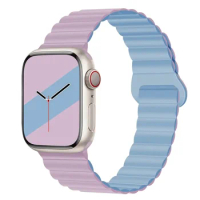 Watch Band Liquid Silicone Magnetic Bands for Apple Watch Band Ultra 2 Series 9 SE Iwatch 42mm 44mm 45mm 49mm 38mm 40mm 41mm