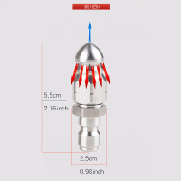 1/4\ Super JetCleaner Jet Cleaner Nozzle pembersih pipa DPT Sewer Jet Nozzle"