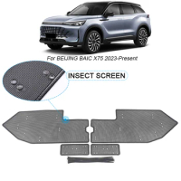 Car Insect-proof Air Inlet Protection Cover Airin Insert Net Vent Racing Grill Filter Accessory For BEIJING BAIC X75 2023-2025