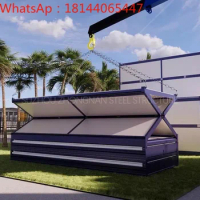 Custom Made Easy Installation 40 Ft Foldable Prefab Homes Container Houses with Low Price