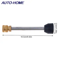1PC Lithium car washer stainless steel extension rod lithium water gun wireless car washer extension rod nozzle