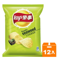 Lay＇s 樂事 九州岩燒海苔味 洋芋片 59.5g (12入)/箱【康鄰超市】