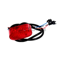 8 Inch Electric Scooter Rear Tail Light Lamp LED Tail Stoplight Brake Bird Scooters Safety Light For E-Bike Vehicles