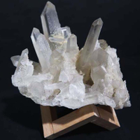 天然巴西白水晶簇原礦標本石居家辦公室裝寶石飾擺件學生流行禮品