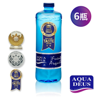 【AQUADEUS】西班牙藍瓶礦泉水1000ml(6瓶裝)