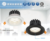 【燈王的店】舞光 LED 15W 微笑投射燈 崁燈 附光源 附驅動器 崁入孔(90mm) LED-9DOS15