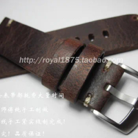 New product Comfortable 18 19 20 21 22mm calf leather watch strap for Tissot LONGINES Watchband Men dark brown soft Straps