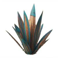 New Tequila Rustic Agave Plant Hand Painted Metal Agave Garden Yard Art Decoration Statue Home Decor For Yard