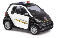 Mini 現貨 Busch 46223 HO規 Smart Fortwo 2012 比佛利山莊警車