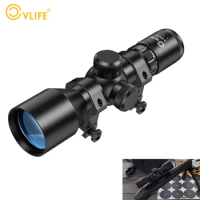 CVLIFE 3-9x40 Rifle Scope Optics Sight Crosshair Reticle with 11/20mm Mounts Picatinny Rail For Quic