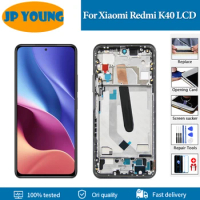Original AMOLED For Xiaomi Redmi K40 LCD Display Touch panel Screen For Redmi M2012K11AC M2012K11C Digitizer Replacement