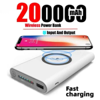 for Xiaomi 200000mAh Power Bank Ultra-Large Capacity Universal Wireless Fast Charging Power Bank Thin And Portable Free Shipping