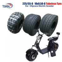 225/55-8 18x9.50-8 225/40-10 215/40-12 18x8.50-8 Vacuum Tire 8/10 Inch Wheel for Citycoco Electric Scooter Tubeless Tyre