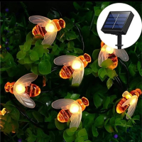 Lampu hias dekor cafe resto tenaga surya otomatis nyala sensor cahaya