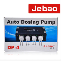 Auto Dosing Pump for Coral Reef Aquarium 4 Pump Head for Marine Aqua 110-240V, 50/60Hz JEBAO DP-4