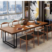 實木辦公長桌書桌（160*70*75 板厚5）(下單後聯絡客服確認發貨顔色)