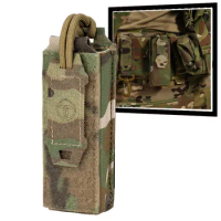 Single Pistol Molle Mag Pouch M1911 92F 9mm .40S&amp;M Open top Magazine Holder Tactical Tool Pouch Flashlight Holster 500D Nylon