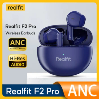 Realfit F2 Pro Bluetooth Earphones ANC Active Noice Cancellation TWS Wireless Earbuds Wholesale for Lenovo Xiaomi realme
