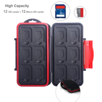 100 Pcs Memory Card Case Holder 24 Slots Professional Waterproof Anti-Shock Protector Cover For SD TF Cards Storage Wholesale k2