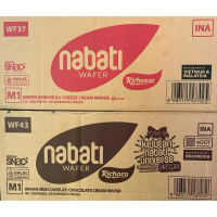 Nabati 1 Dus Isi 60pcs - Murah Cookies Food Wafer