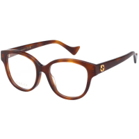【GUCCI 古馳】光學眼鏡GG12600A(淺琥珀色)