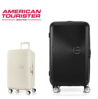 (買一送3) AMERICAN TOURISTER 美國旅行者 CURIO 27吋 2/8分胖胖箱 防爆拉鍊 行李箱/旅行箱-2色 AO8