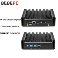 BEBEPC Mini PC Intel Core i7-5500U i5 5200U 4200U i3 5005U Computer 300M WiFi HDMI Windows 10 4K UHD