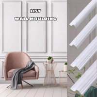 Lis Profil Wall Moulding /Molding Bahan PVC Anti Rayap Anti Air Minimalis Hiasan Dekorasi Dinding