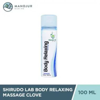 Shirudo Lab Body Relaxing Massage Spray Clove 100 ml - Body Relaxant Relaksasi Otot