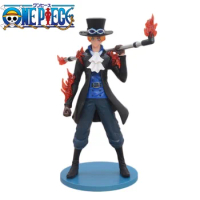 23CM One Piece Sabo Monkey D Luffy Brother Standing Posture Statue PVC Action Figure Collectible Model Toy