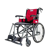 Wheelchair- Supplier Price Steel Aluminum Hospital Home Used Manual Portable Folding Lightweight Wheelchair- For Sale