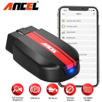 ANCEL BD500 OBD2 Scanner Bluetooth IOS Android Car Intelligent Diagnostic Tool Mutiple Resets OBD2 Scanner Auto Code Reader