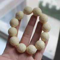 20mm Xiangyun Fret Beads Prayer Beads for Men Bodhi Seed Bracelet